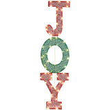 Lighted JOY Letter Sign Christmas Yard Decorations, Pre-lit 2D Letter Display with 45 LED Warm White 29812742