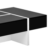 Contemporary Rectangle Design Living Room Furniture, Modern High Gloss Surface Cocktail Table, 52481861