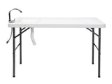 Folding Portable Fish Fillet & Hunting & Cutting Table with Sink Faucet 50214347