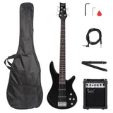 ZNTS GIB 5 String Full Size Electric Bass Guitar SS Pickups and Amp Kit for 62747135