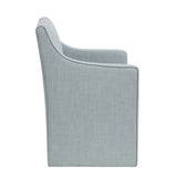 Skirted Dining Arm Chair with Casters B035P217811