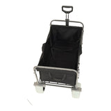 Beach Wagon with Big Wheels for Sand 500lbs capacity - All Terrain Steel Frame Utility Cart with 9" 70865367