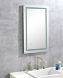 ZNTS LED Bathroom Mirror 40 "x 32" with Front and Backlight, Large Dimmable Wall Mirrors with Anti-Fog, W928P177834