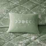 King/Cal King Velvet Comforter Set with Throw Pillow B035P203259