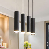 Angelina 6 - Light Matte Black Kitchen Island Pendant T3177P283998