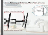 32-65" Single Pendulum Small Base TV Stand Tmxd-103 Bearing 35KG / VESE400*400 / Up And Down -10 13910195