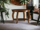 Aberta Walnut Finish Accent Table B2726P281894