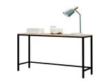 Industrial Style Porch Table Single Layer Light Walnut Color Triamine Board 97435886