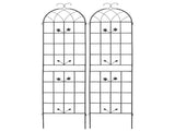 Metal Garden Trellis, 2 Pack Metal Trellis for Climbing Plants, Indoor/Outdoor Plant Trellis for W840P321536