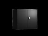 Metal Storage Cabinet with 2 Doors and 2 Shelves, Lockable Steel Storage Cabinet for Office, Garage, W150568319
