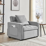 Three-in-one sofa bed chair folding sofa bed adjustable back into a sofa recliner single bed adult W1359137376