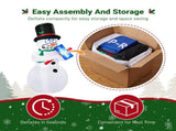 Shaking Snowman Inflatable 5.6ft, 190D Polyester Christmas Yard Decor with 3 LED Lights, US Plug 12V 78981445