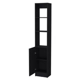 Brenda Linen Cabinet with 1 door, 3 open shelves B128P189937
