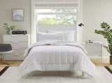 3 PCS Full/Queen Poly Jersey Puffy Comforter Set White B035P319898