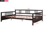 Full Size Daybed with Support Legs, Espresso 73895869