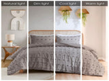 King/Cal King Clip Jacquard Comforter Set B035P148309