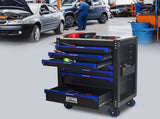 30-inch 7-drawer Iron-top Practical Rolling Steel Tool Cart, With Handle and Wheels, Storage Cabinet 20354836