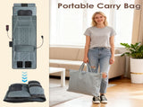 Full Body Massage Mat with Heat, 12 Massage Heads & 9 Vibration Modes, Detachable Shiatsu Neck & 46312789