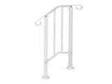 Handrails for Outdoor Steps, Iron Handrail Fits 1 Step, Transitional Handrail with 17488351