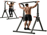 Foldable Pull Up Bar Standing Power Tower - Multi-Function Dip Station, 6-Level Adjustable Height 59919115