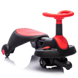 6V Kids Ride On Electric Wiggle Car,Flashing & Shock absorbing PU Wheels For Effective Floor W1578P213377