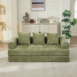 Comfy Convertible Folding Mattress Couch, Floor Bed, Chenille Floor with Armrest, Floor W1143P330251