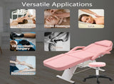 Massage Salon Tattoo Chair with Two Trays Esthetician Bed with Hydraulic Stool,Multi-Purpose W1422132170
