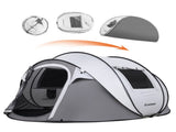 4-6 Persons White Gray Pop-Up Boat Tent T2602P172478