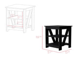 Side Table Rossville, Living Room, Black B092P191180