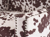 Mirod Comfy Accent Chair with Tufted Backrest, Bedroom Single Seat Arm Chair with Wooden Legs, N760P253363M