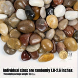 38lbs Decorative Garden Stone Outdoor Landscaping, Walkways, Yard, 1-3 inch Large Polished River W3280P296559