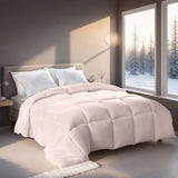 Pink plus-size comforter for all seasons, perfect for cozy bedrooms, luxurious hotel rooms, single, 48806486