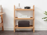 Storage Bench, 3-Tier Beech Wood Shoe Rack for Entryway, Premium Storage Organizer for Bathroom, 96916004