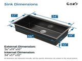 Kitchen Sink 36"x19" Multifunctional undermount Flying Rain Waterfall S304 Stainless Steel Handmade 72452196