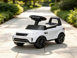 White 2-in-1 6V Battery-Powered Electric Ride-on Car with Sliding Mechanism Headlights Music Horn 06183027