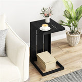 Versatile C-Shaped End Table Convertible Coffee Table 55279545