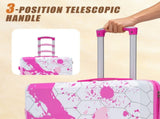 28 Inch PC Spinner Wheel Luggage, Carry on Suitcase, With Printed pattern and Combination Lock W2787P487191