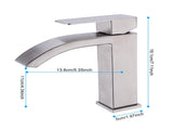 Single Handle Waterfall Bathroom Vanity Sink Faucet 34248705