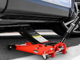 Floor Jack, 4 Ton Low Profile Floor Jack, Heavy-Duty Steel Racing Floor Jack with dual Piston Quick W1239115445