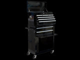 High Capacity Rolling Tool Chest with Wheels and Drawers, 8-Drawer Tool Storage Cabinet--BLACK 82764971