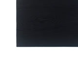 14.25" Black Symmetry Concrete Side Table with Smooth Wood Grain Texture and Modern N767P192080B