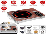 3500W Electric Single Burner Cooktop 110V - Rapid Heating Hot Plate with 4 Preset Modes 85771646