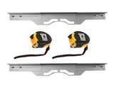 2PC Carbon Steel Wheel Toe Calibration Alignment Plates Tool w/Tape Measures 78467457