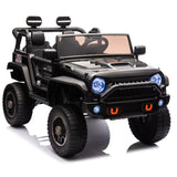 ZNTS 24V Two-Seater Kids Ride On Truck Car W/Parents Control,200w*2,Seat width 20.28in,Four-wheel W1396P230271