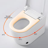 ZNTS Smart Toilet with 85MM Wider Bidet Seat, Smart Toilet with Bidet Built in, Voice Control, Bubble W1872115355