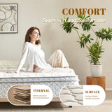 Full Size Mattress,12 Inch Hybrid Full Mattress in a Box with Memory Foam and Pocket Spring for W3682P338220