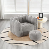 Soft Bean Bag Chair with High Resilient Foamfor living room and bedroom,Comfortable Square W1996P182141