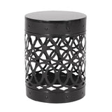 Outdoor Metal end Table -Large 73607.00BLK