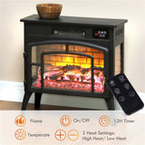 ZNTS Electric Fireplace Heater 98556126