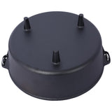 pre-Seasoned Cast Iron Dutch Oven With Skillet Lid, Outdoor Camping Deep Pot for Camping Fireplace 06474652